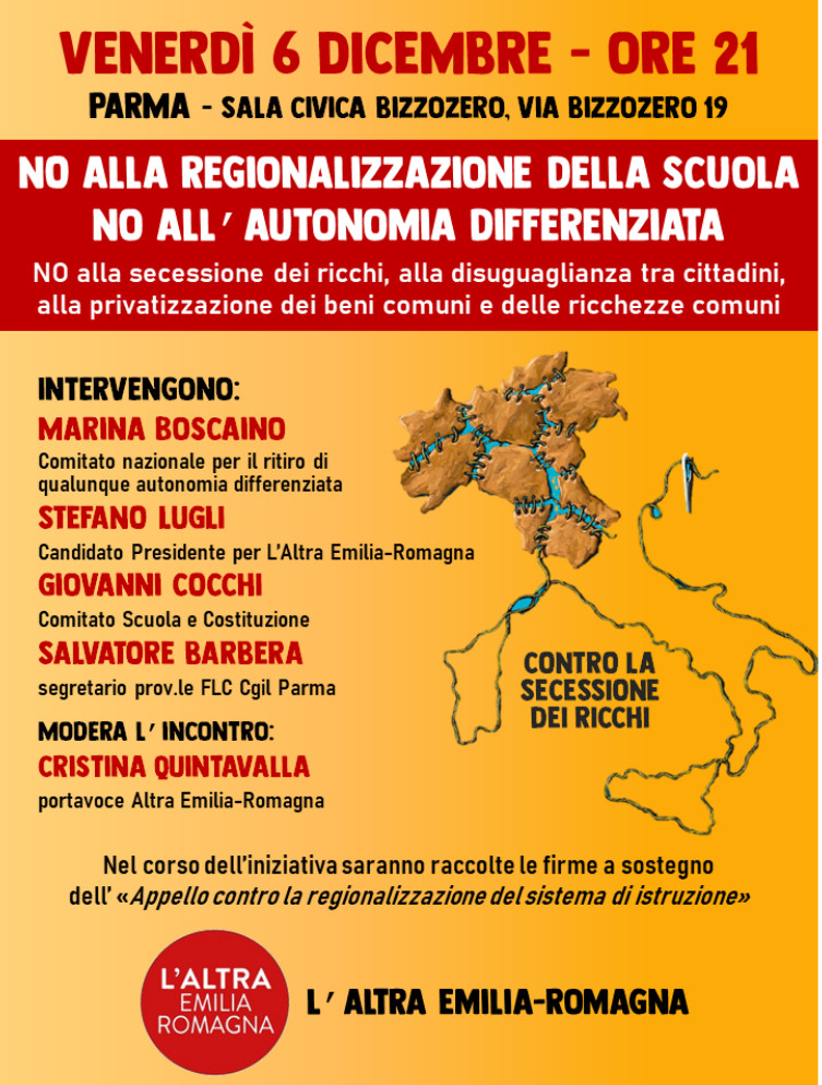 Autonomia differenziata Parma