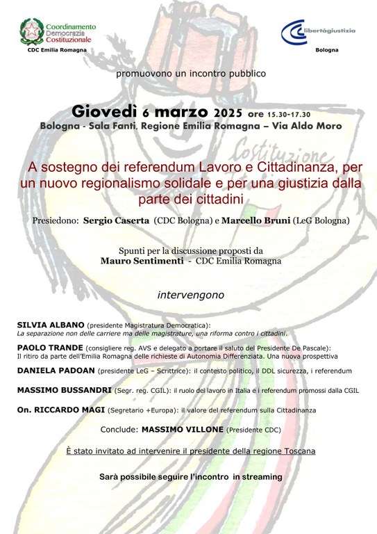 Bologna 6 marzo 25