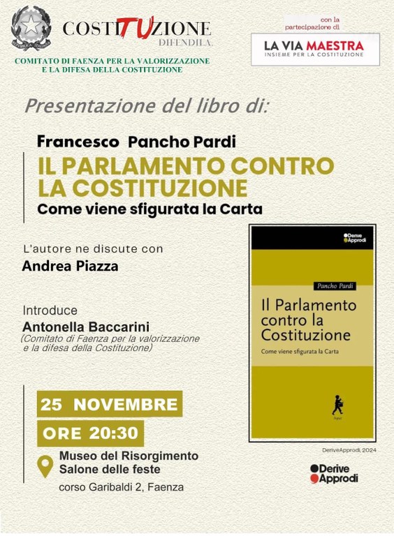 Faenza libro Pancho