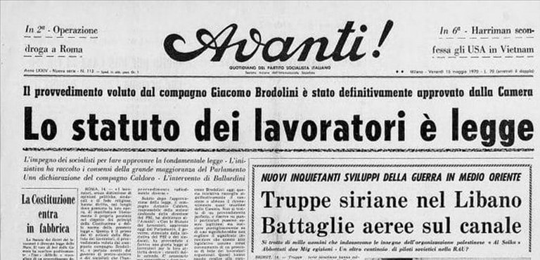 Lo Statuto Dei Diritti Dei Lavoratori Nella Mia Storia — Liberacittadinanza